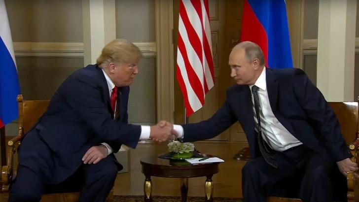 Vladimir Poutine et Donald Trump - rencontre au palais présidentiel 